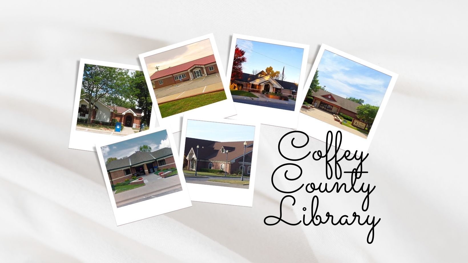 Polaroid Photos Of Coffey County Library Branches