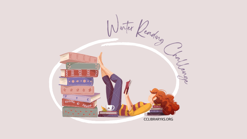 promotional image for Burlington Library Winter Reading Challenge